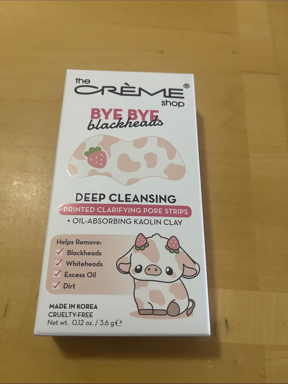 The Crème Shop Bye Bye Blackheads Deep Cleansing Pore Strips - Pink